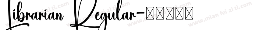 Librarian Regular字体转换